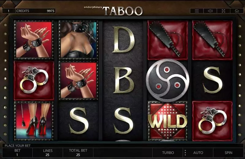 Taboo Slots made by Endorphina - Main Screen Reels