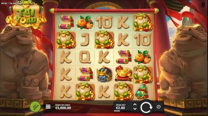Tai the Toad Slots made by Hacksaw Gaming - Main Screen Reels