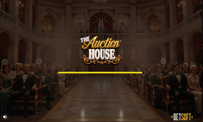 The Auction House Slots made by BetSoft - Introduction Screen