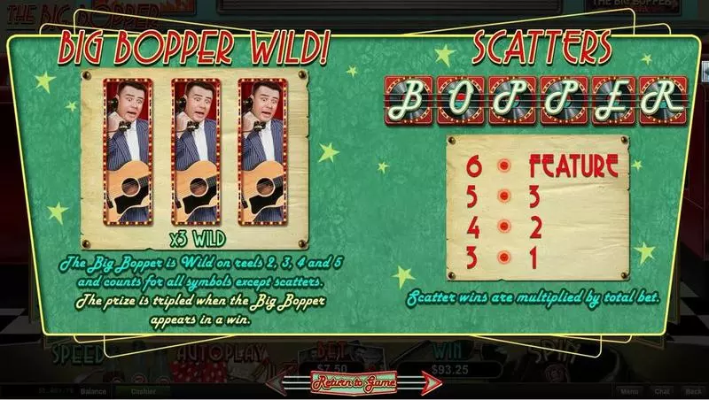 The Big Bopper Slots made by RTG - Bonus 2