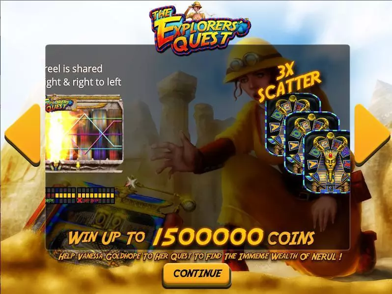 The Explorer's Quest Slots made by Zeus Play - Info and Rules