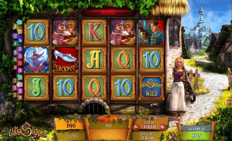 The Glass Slipper Slots made by Ash Gaming - Main Screen Reels