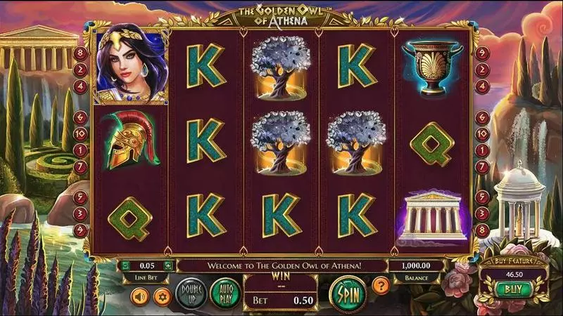 The Golden Owl of Athena Slots made by BetSoft - Info and Rules