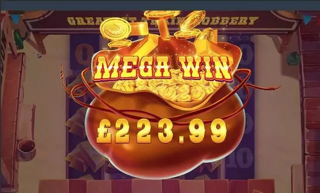 The Greatest Train Robbery Slots made by Red Tiger Gaming - Winning Screenshot