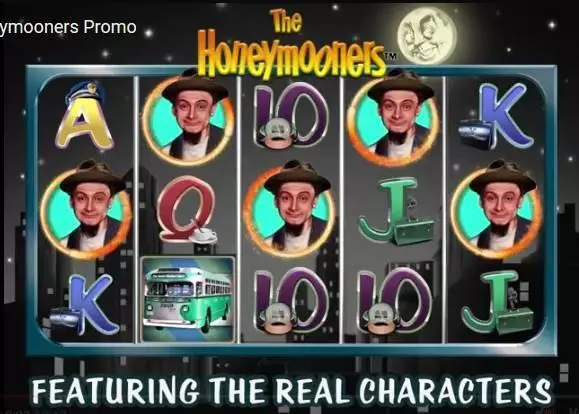 The Honeymooners Slots made by 2 by 2 Gaming - Main Screen Reels