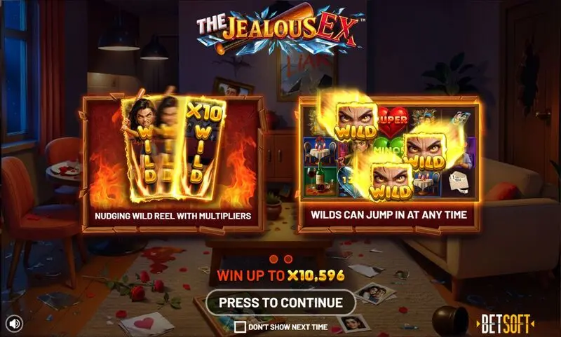 The Jealous Ex Slots made by BetSoft - Info and Rules