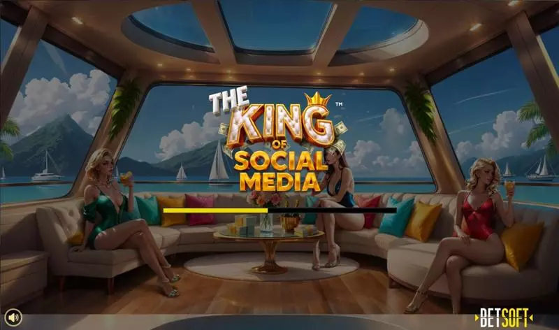 The King of Social Media Slots made by BetSoft - Introduction Screen