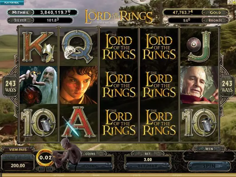 The Lord of the Rings Slots made by Microgaming - Bonus 1