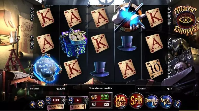The Magic Shoppe Slots made by BetSoft - Main Screen Reels