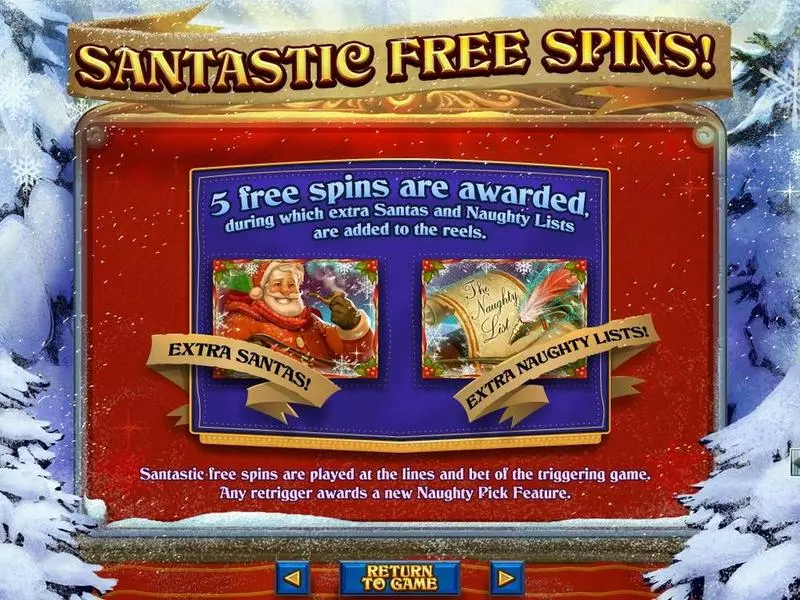 The Naughty List Slots made by RTG - Info and Rules