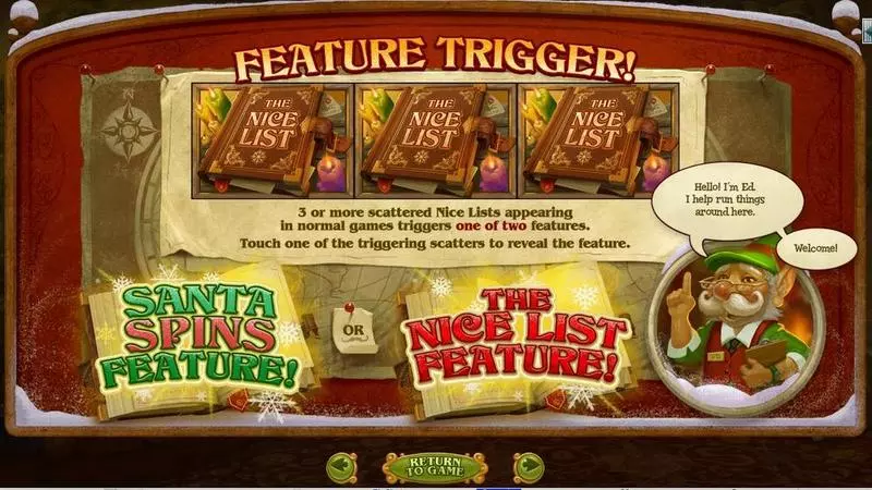 The Nice List Slots made by RTG - Info and Rules