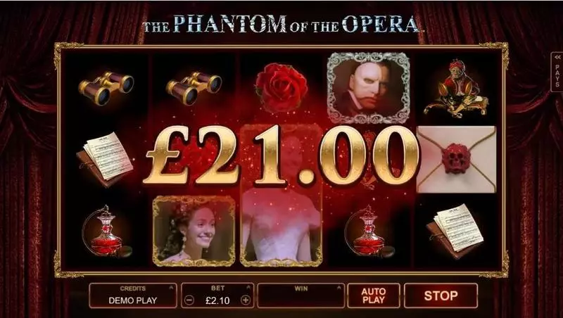 The Phantom of the Opera Slots made by Microgaming - Bonus 1