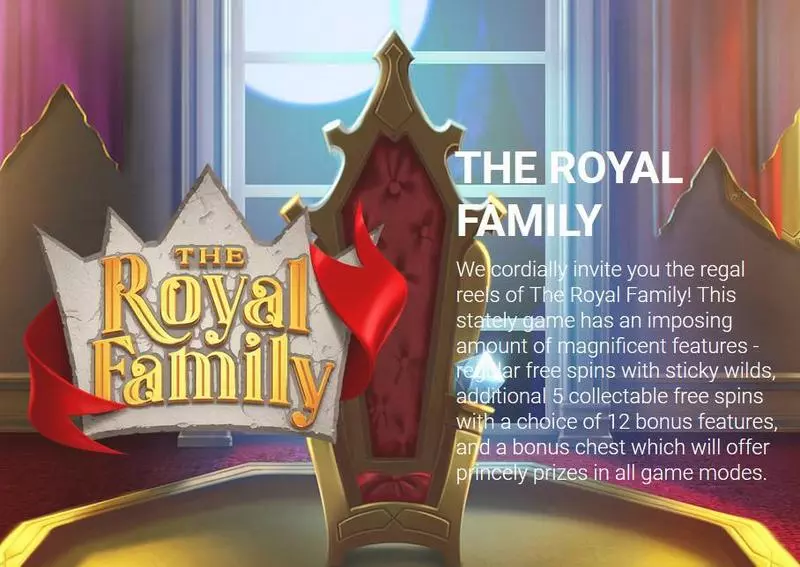 The Royal Family Slots made by Yggdrasil - Info and Rules