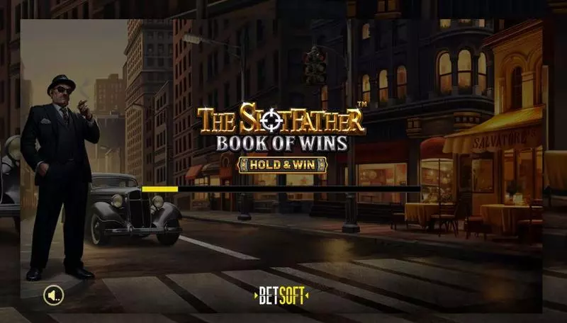 The Slotfather: Book of Wins – HOLD & WIN Slots made by BetSoft - Introduction Screen