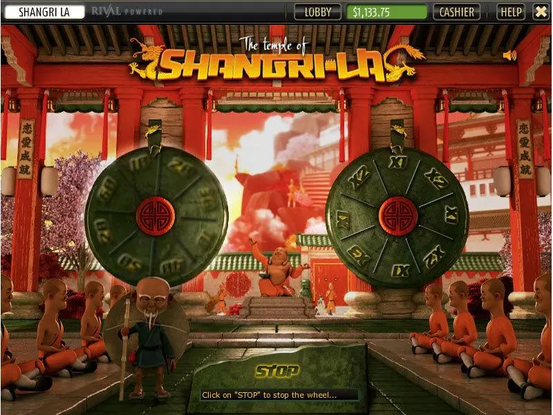 The Temple of Shangri-La Slots made by Sheriff Gaming - Bonus 1