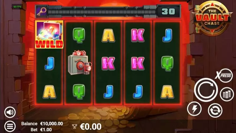 The Vault Chase Slots made by AvatarUX - Main Screen Reels
