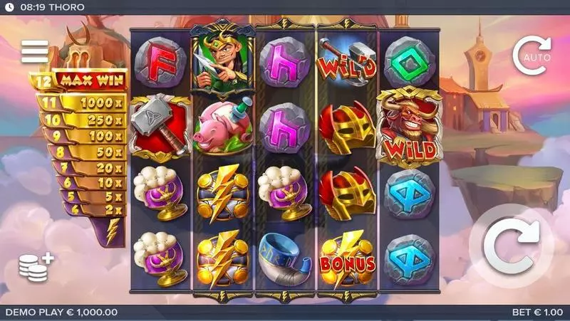 Thoro Slots made by Elk Studios - Main Screen Reels