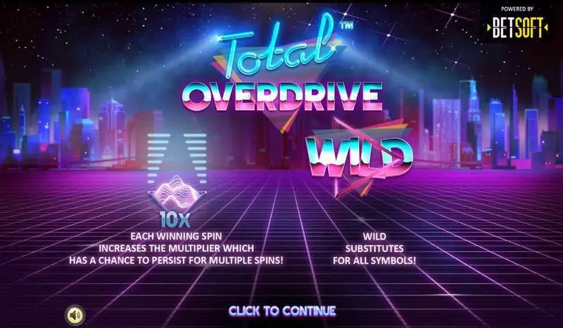 Total Overdrive Slots made by BetSoft - Info and Rules