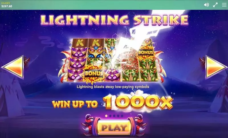 Totem Lightning Slots made by Red Tiger Gaming - Info and Rules