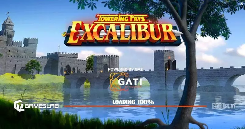Towering Pays Excalibur Slots made by ReelPlay - Introduction Screen