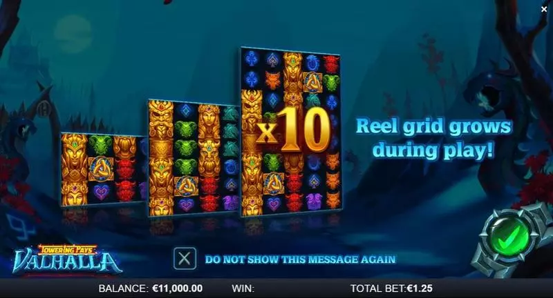 Towering Pays Valhalla Slots made by ReelPlay - Info and Rules