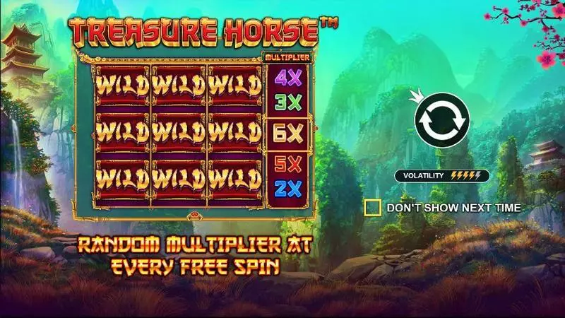 Treasure Horse Slots made by Pragmatic Play - Info and Rules