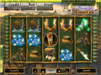 Treasure Hunter Slots made by Player Preferred - Main Screen Reels