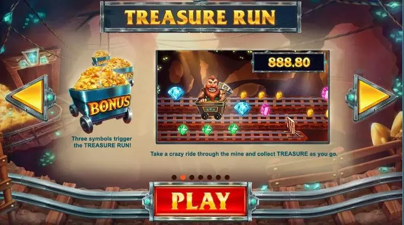 Treasure Mine Slots made by Red Tiger Gaming - Bonus 1