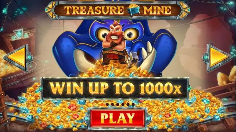 Treasure Mine Slots made by Red Tiger Gaming - Info and Rules