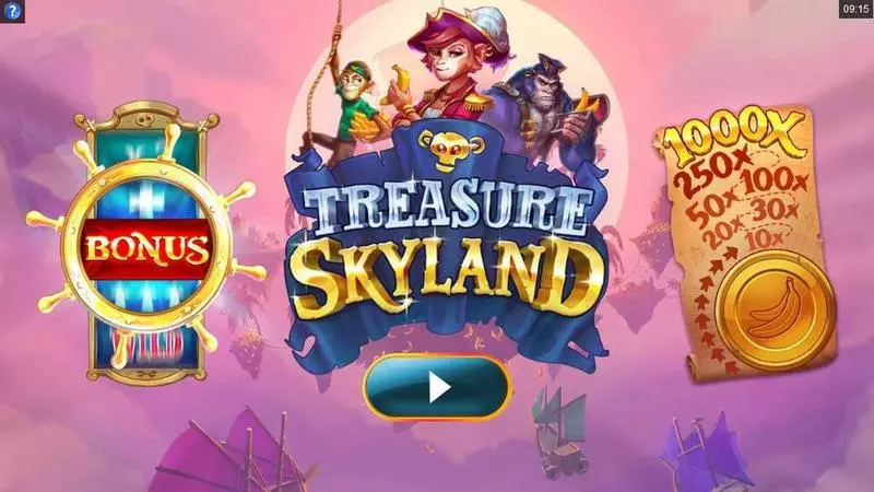 Treasure Skyland Slots made by Microgaming - Info and Rules