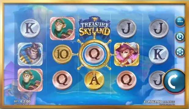 Treasure Skyland Slots made by Microgaming - Main Screen Reels