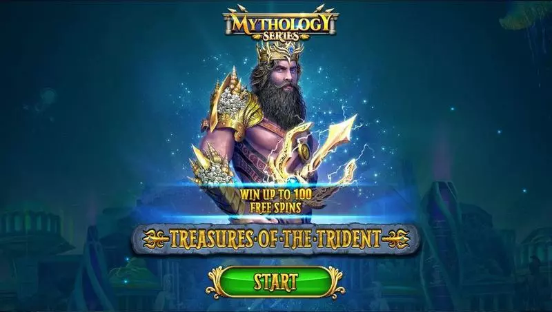 Treasures Of The Trident Slots made by Spinomenal - Introduction Screen