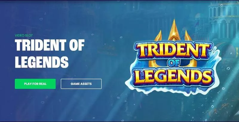 Trident of Legends Slots made by StakeLogic - Introduction Screen