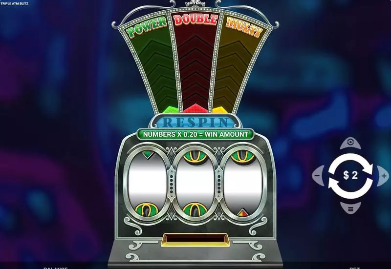 Triple ATM Blitz Slots made by Wizard Games - Main Screen Reels