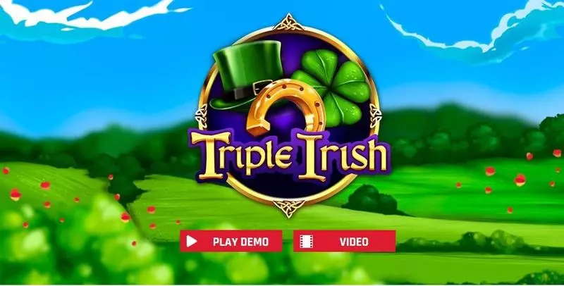 Triple Irish Slots made by Red Rake Gaming - Introduction Screen