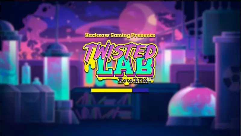 Twisted Lab Slots made by Hacksaw Gaming - Introduction Screen