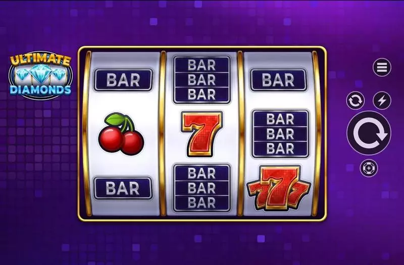 Ultimate Diamonds Slots made by Apparat Gaming - Main Screen Reels