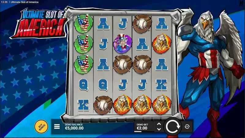 Ultimate Slot Of America Slots made by Hacksaw Gaming - Main Screen Reels