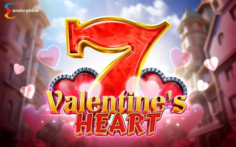 Valentine's Heart Slots made by Endorphina - Introduction Screen