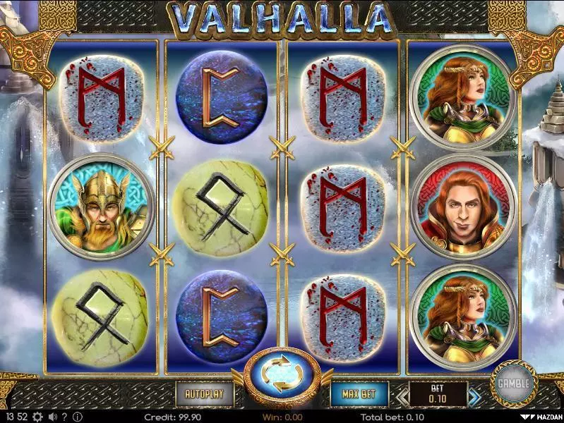 Valhalla Slots made by Wazdan - Main Screen Reels