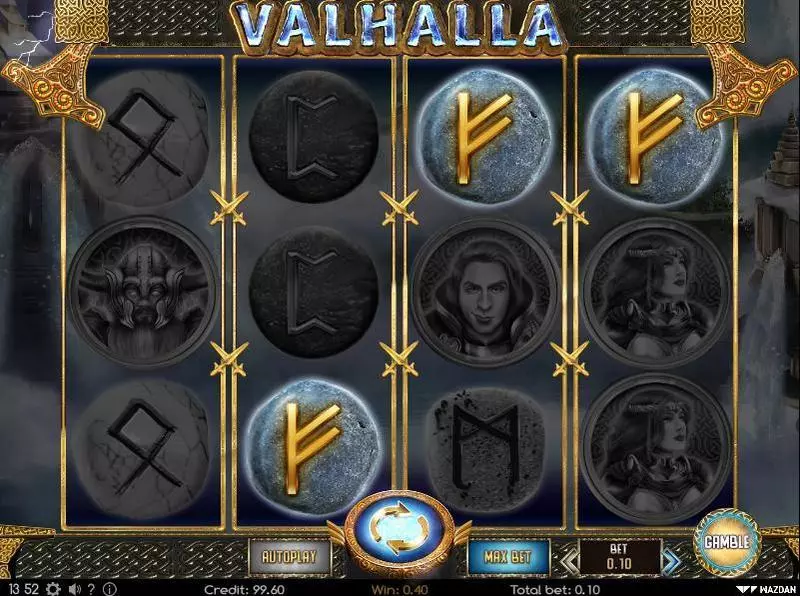 Valhalla Slots made by Wazdan - Main Screen Reels