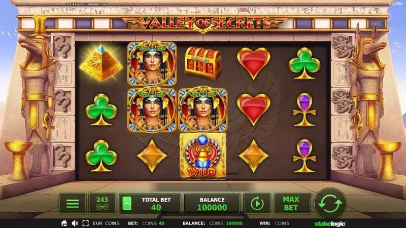 Valley of Secrets Slots made by StakeLogic - Main Screen Reels