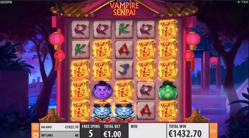 Vampire Senpai Slots made by Quickspin - Bonus 1