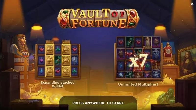 Vault of Fortune Slots made by Yggdrasil - Info and Rules