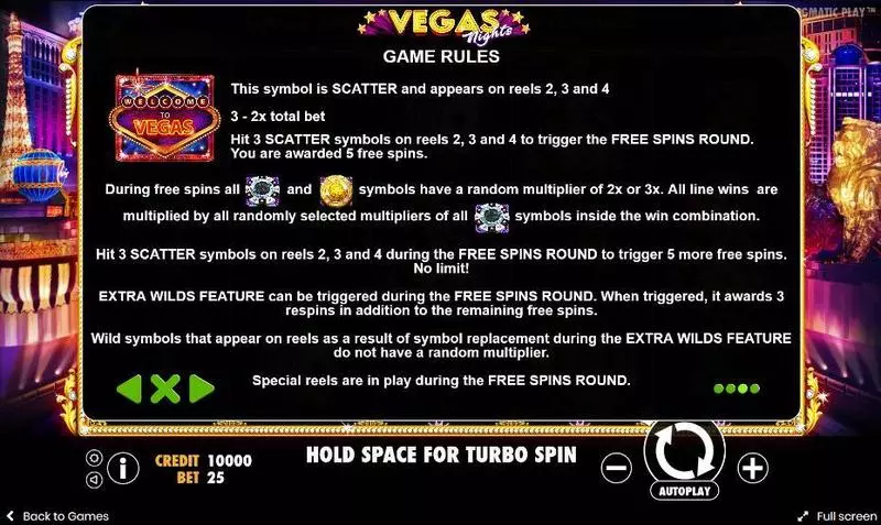 Vegas Nights Slots made by Pragmatic Play - Bonus 3