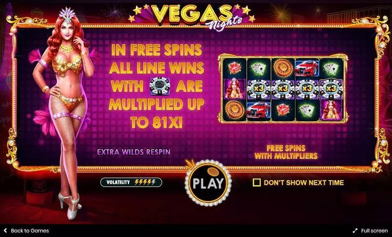 Vegas Nights Slots made by Pragmatic Play - Info and Rules