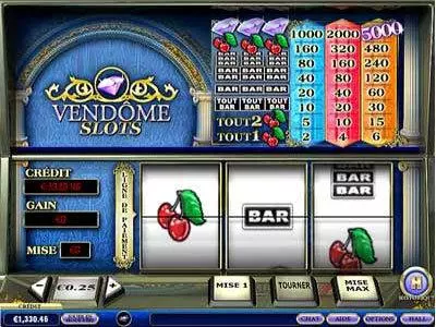 Vendome Slots made by PlayTech - Main Screen Reels