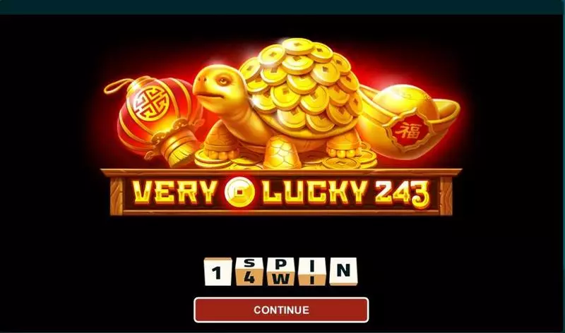 Very Lucky 243 Slots made by 1Spin4Win - Introduction Screen