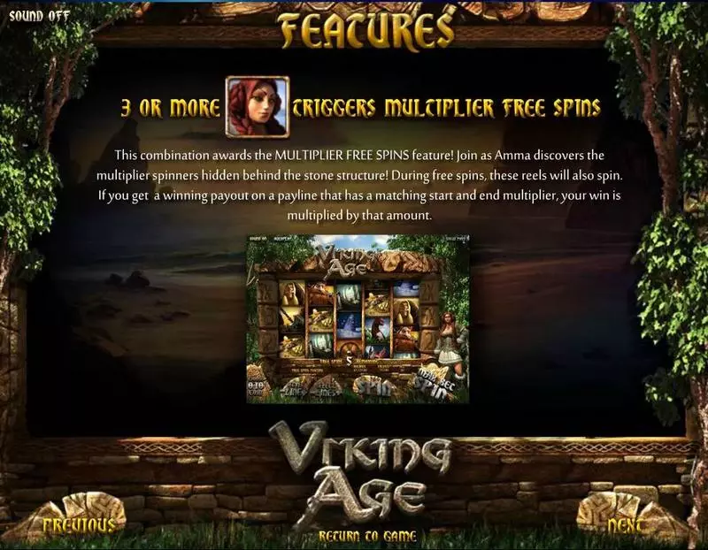 Viking Age Slots made by BetSoft - Bonus 1