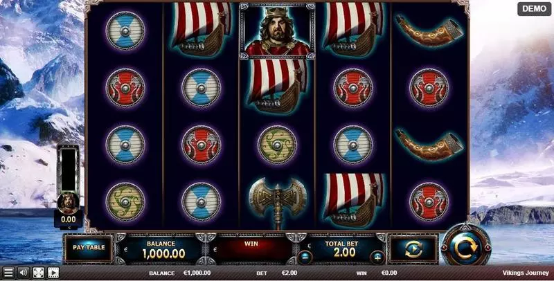Vikings Journey Slots made by Red Rake Gaming - Main Screen Reels